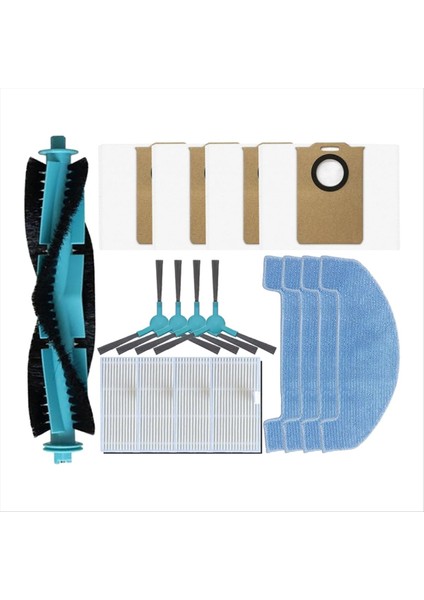 Ultenic T20 Pro Elektrikli Süpürge Yedek Parçalar Ana Fırça Yan Fırça Hepa Filtre Paspas Bezi Toz Torbası (Yurt Dışından) indirimleri