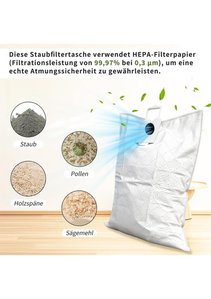 6 Adet Elektrikli Süpürge Torbası Festool Ct 36/ctm 36 E/ctl 36 E 5 Katmanlı Yedek Filtre Torbaları Festool 496186 (Yurt Dışından) indirimleri