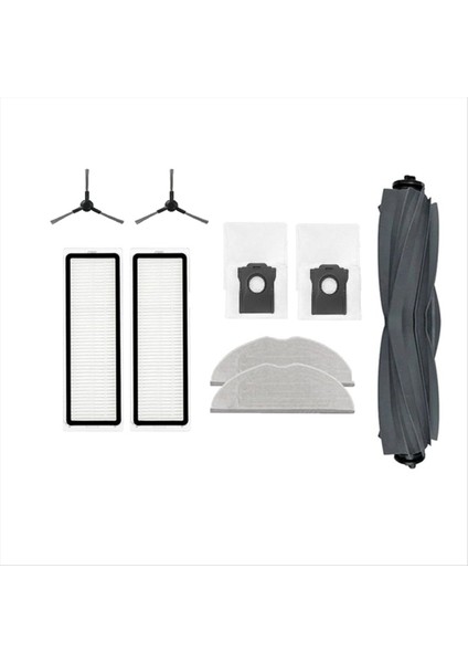 Dreame Mova S10 / Mova S10 Plus Süpürme Makinesi Aksesuarları Ana Yan Fırça Paspas Filtresi Toz Torbaları Için 9 Adet (Yurt Dışından) fırsatları