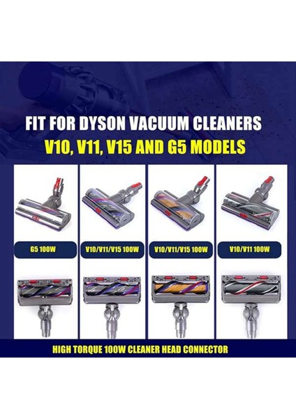 Dyson V10 V11 V15 G5 Elektrikli Süpürge Parçaları 100 W Yüksek Torklu Elektrikli Süpürge Kafası Yedek Parçalar V Bilyalı Tekerlekler (Yurt Dışından) fırsatları