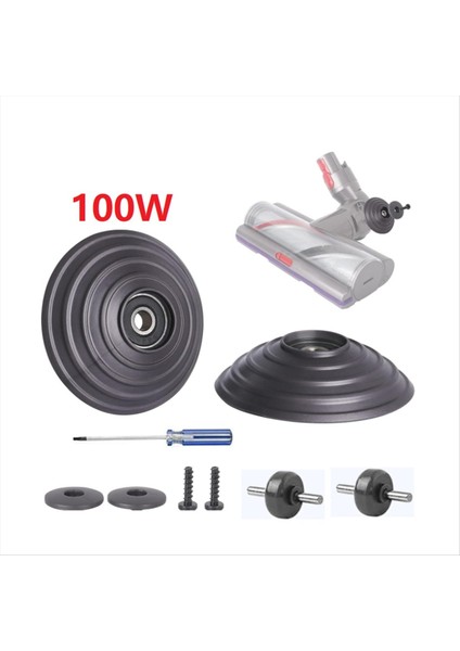Dyson V10 V11 V15 G5 Elektrikli Süpürge Parçaları 100 W Yüksek Torklu Elektrikli Süpürge Kafası Yedek Parçalar V Bilyalı Tekerlekler (Yurt Dışından) indirimleri