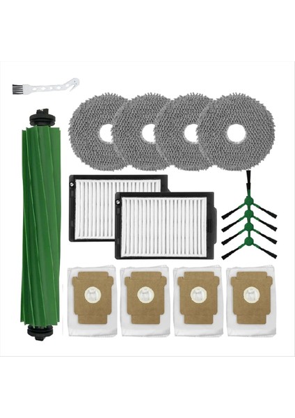 Home Times Sweeper Yedek Kısmı Irobot Roomba Plus 405 Combo/ 505 Combo Robot Vakum Ana Yan Fırça Filtresi (Yurt Dışından)