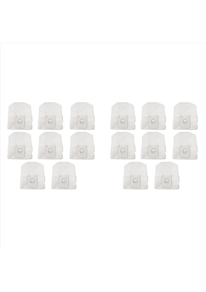 16 Paket Toz Torbası Değiştirme Xiaomi Roidmi Robot Süpürme Eve Artı Elektrikli Süpürge Yenileme Yedek Parça Aksesuarı (Yurt Dışından)