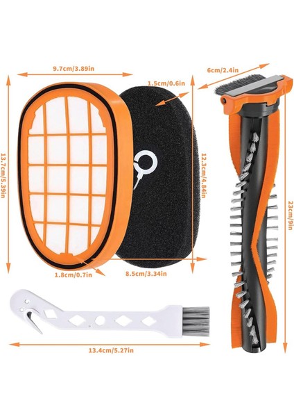 Philips Speedpro Max Için 2 Takım Philips Speedpro Max Için Elektrikli Süpürge Filtresi Değiştirme Fırçası (Yurt Dışından) fırsatları