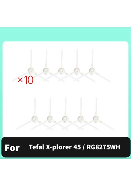10 Adet Yan Fırça Tefal X-Plorer 45 / RG8275WH Süpürge Aksesuarları Yan Fırça Yedek Parçaları (Yurt Dışından) fiyatları