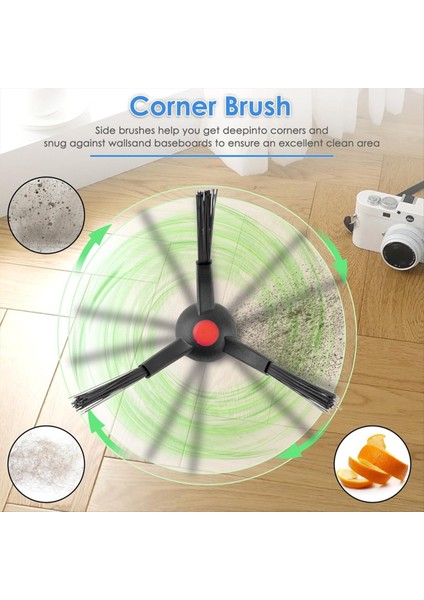 Eufy Omni S1 Pro Robot Süpürge Rulo Fırçalar Rulo Paspaslar Yan Fırçalar Toz Torbaları Filtreler Için Yedek Parçalar (Yurt Dışından) fırsatları