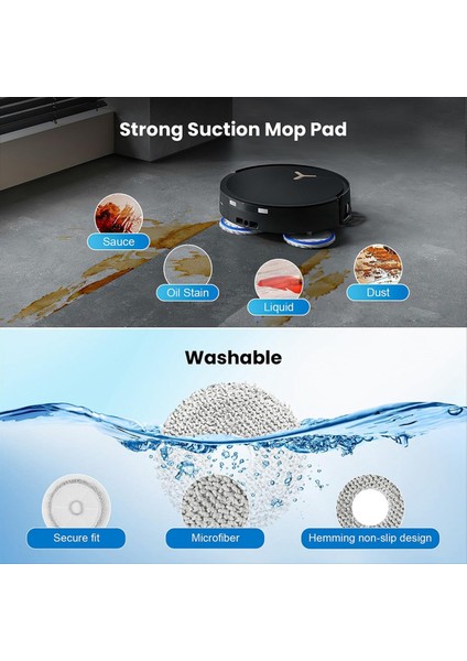 Ecovacs T50 Pro Omnı /T50PRO / T50 Omnı Robot Süpürge Ana Yan Fırçalar Paspas Bezleri Filtreler Toz Torbası Için Yedek Parçalar (Yurt Dışından) fiyatları