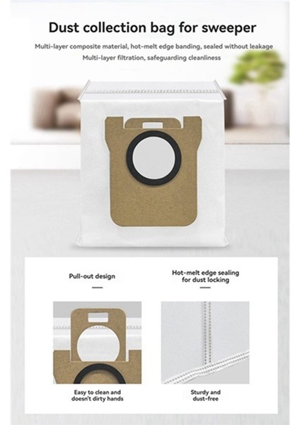 Xiaomi Mijia M40S / OV31CN Elektrikli Süpürge Parçaları Dokunmamış Çöp Torbaları 20 Adet Için Toz Torbaları Değiştirme (Yurt Dışından) indirimleri