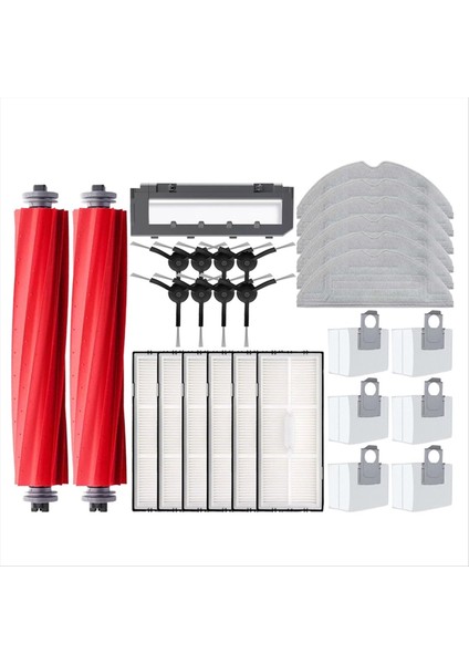 Roborock Sware Robot S70 S70 S7 Plus T7S T7S Plus Roller Fırça Aksesuarları Filtre Ana Fırça Kapağı Değiştirme (Yurt Dışından)