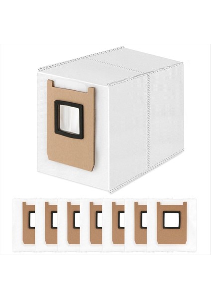 8 Adet Eufy E25 OMNI/E28 Omni Toz Torbaları Yedek Robotlu Süpürge Torbaları (Yurt Dışından)