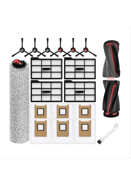 Aksesuarlar Kiti Eufy E25 OMNI/E28 Omni Robotlu Süpürge Parçası Ana Yan Fırça Hepa Filtreler Toz Torbası Rulo Paspas (Yurt Dışından) fiyatları