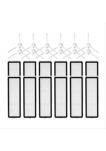 Xiaomi Robot Vakum S40C / E101 Yedek Parçalar Yan Fırça Hepa Filtre Aksesuar Kitleri Için (Yurt Dışından)