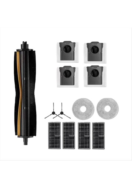 Dreame L10S Ultra Gen 2/L30S Ultra Temizleyici Parçaları Yedek Ana Yan Fırça Paspas Filtresi Toz Torbaları (Yurt Dışından) fiyatları