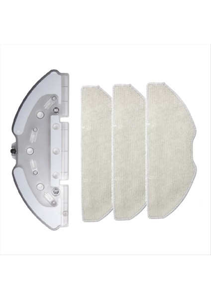 4 Adet Paspas Braketi ve Paspas Bezi Seti 360 S8 / Tp-Link Tapo RV30 Plus/tapo RV10 Plus Robotlu Süpürge Aksesuarları (Yurt Dışından)