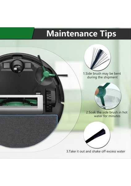 Irobot Roomba 705/505/405/205/105/ESSENTIAL Serisi Robot Süpürge Parçaları Için Kenar Süpürme Fırçası Yan Fırça (Yurt Dışından) indirimleri