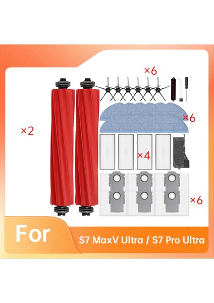Roborock S7 Maxv Ultra Robot Vakum Aksesuarları Roborock S7 Pro Ultra Vakum Filtresi Için Yedek Parçalar (Yurt Dışından) fiyatları