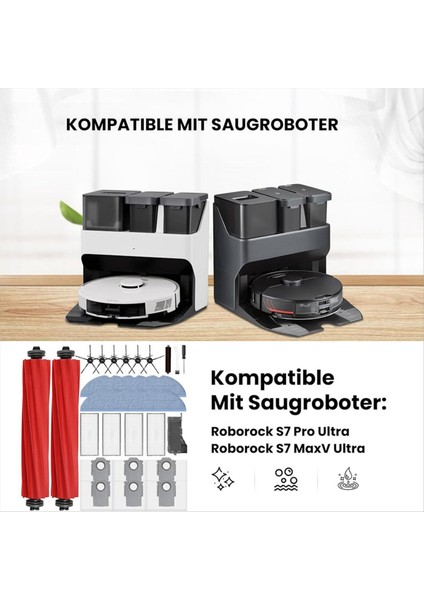 Roborock S7 Maxv Ultra Robot Vakum Aksesuarları Roborock S7 Pro Ultra Vakum Filtresi Için Yedek Parçalar (Yurt Dışından) fırsatları