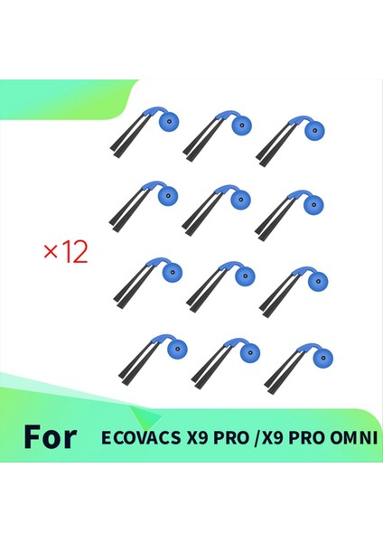 Ecovacs X9 Pro /x9 Pro Omnı Süpürgesi Yan Fırça Yedek Parçaları Için 12 Adet Yan Fırça (Yurt Dışından) fiyatları