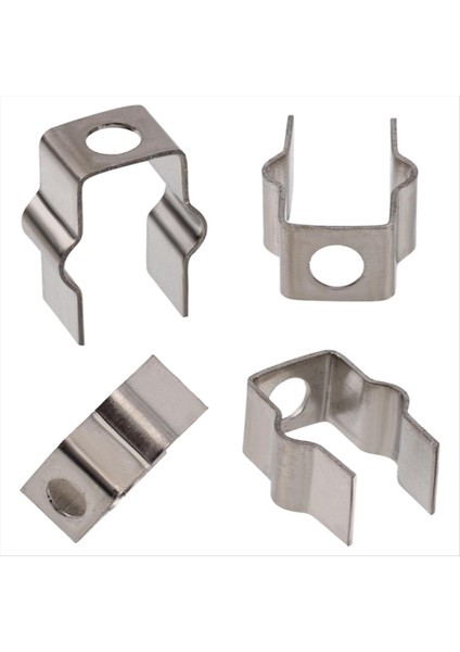 Robot Vakum Yan Fırça Için Metal Montaj Klipsi Tutma Klipleri Köpekbalığı Iq ve Aı AV2501S Bazı Diğer Modeller Yan Fırça 4 Adet (Yurt Dışından)