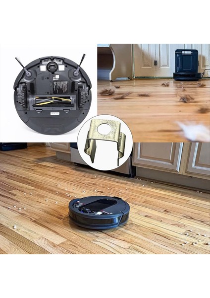 Robot Vakum Yan Fırça Için Metal Montaj Klipsi Tutma Klipleri Köpekbalığı Iq ve Aı AV2501S Bazı Diğer Modeller Yan Fırça 4 Adet (Yurt Dışından) indirimleri