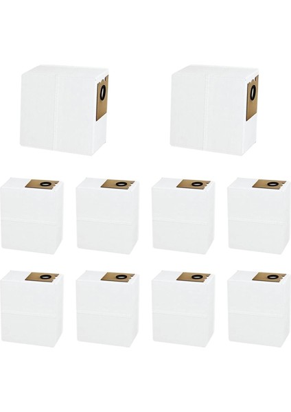 10 Adet Toz Torbaları Yedek Lefant M2 Pro / M2S Pro Robotlu Süpürge Aksesuarları Dokunmamış Çantalar (Yurt Dışından)