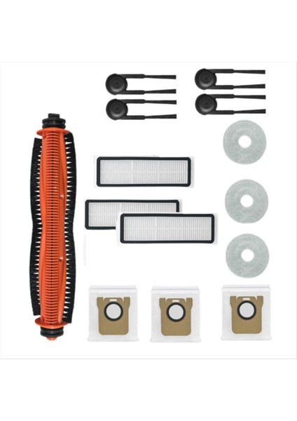 Xiaomi Mijia M40S/OV31CN Vakum Süpürge Aksesuarları Ana Silindir Yan Fırça Hepa Filtre Mop Bez Toz Torbaları (Yurt Dışından)