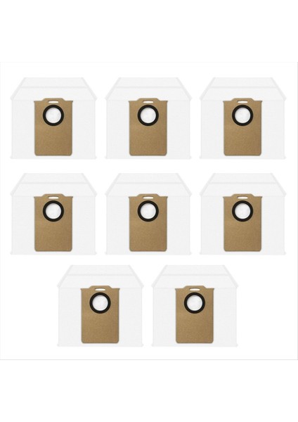 8 Adet Toz Torbası Monsga Ms1 Max/ultenic T10 Lite/liectroux M70 Pro/bpmıo B15 Artı/lubluelu L15 Artı Vakum Parçaları (Yurt Dışından)