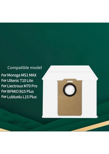 8 Adet Toz Torbası Monsga Ms1 Max/ultenic T10 Lite/liectroux M70 Pro/bpmıo B15 Artı/lubluelu L15 Artı Vakum Parçaları (Yurt Dışından) fırsatları