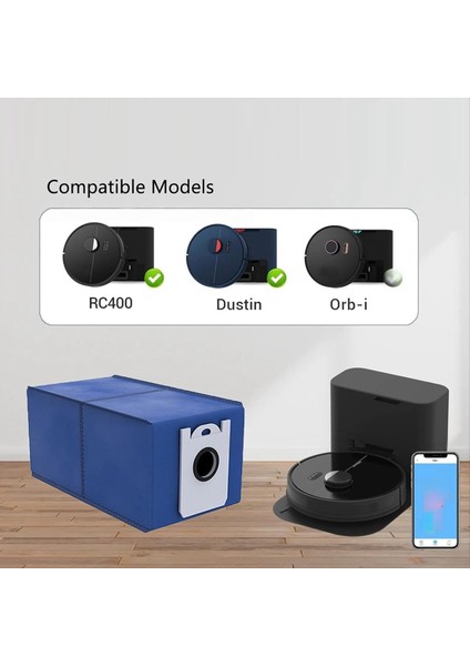 10 Adet Vakum Toz Torbaları Bobsweep RC400/BOBSWEEP Dustin/bobsweep Orb-I Robotlu Süpürge Parçaları Toz Torbası (Yurt Dışından) fiyatları