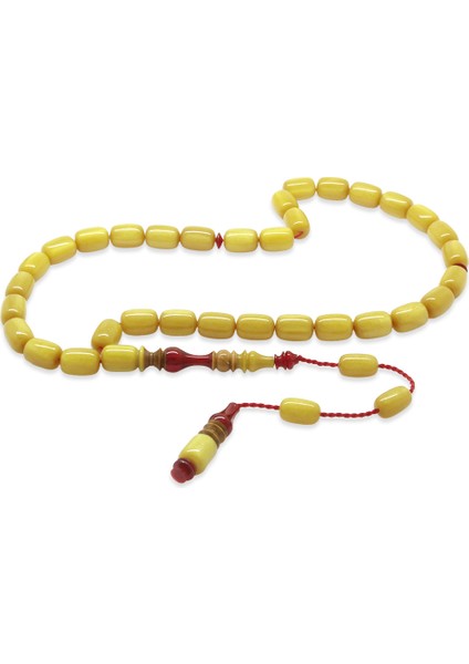 Sistemli Her Tanesi Usta Işçilik Imame Hitame Kuka Kapsül Kesim Sedefli Fıstık Yeşili Katalin Tesbih