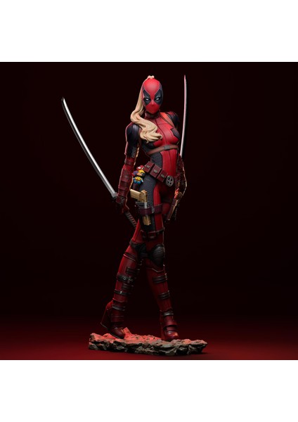 Deadpool 3D Figür Lady Deadpool 3D