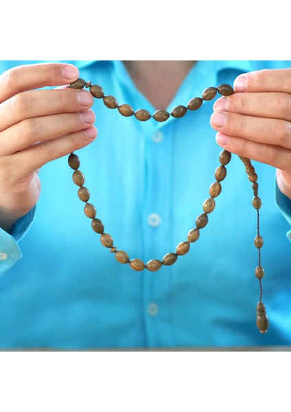 Sistemli Arpa Kesim Açık Kahverengi Pelesenk Tesbih fırsatları