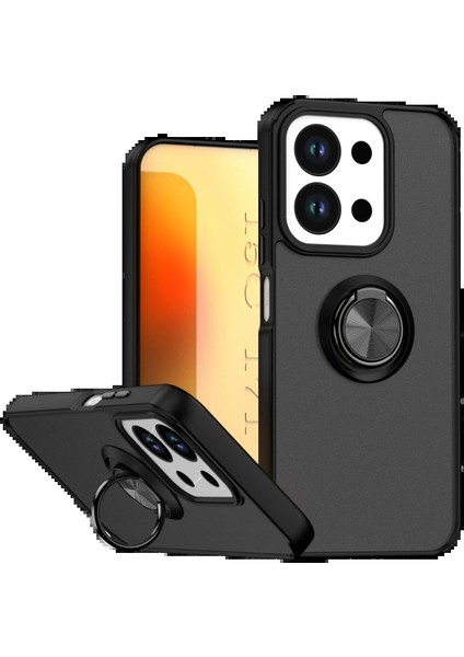 Xiaomi Redmi 15C 4g Montreal Yüzüklü Silikon Kapak - SIYAH-(5796) - MB000X-2GUSV3