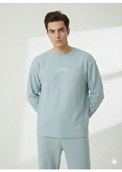 Unısex Bisiklet Yaka Kabartma Baskılı Içi Pamuklu Cepli Alt-Üst Takım fiyatları