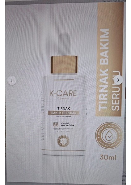 K K-Care Cosmetics Tırnak Bakım Serumu - 30 ml