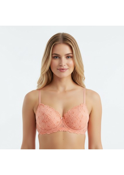 Kadın Yarım Kaplı Dantelli Sütyen BB2079