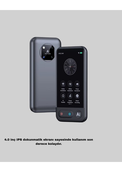 Akıllı Taşınabilir Tercüman – 17 Çevrimdışı 139 Çevrimiçi Dil Desteği - MB000X-2GVZR7 indirimleri