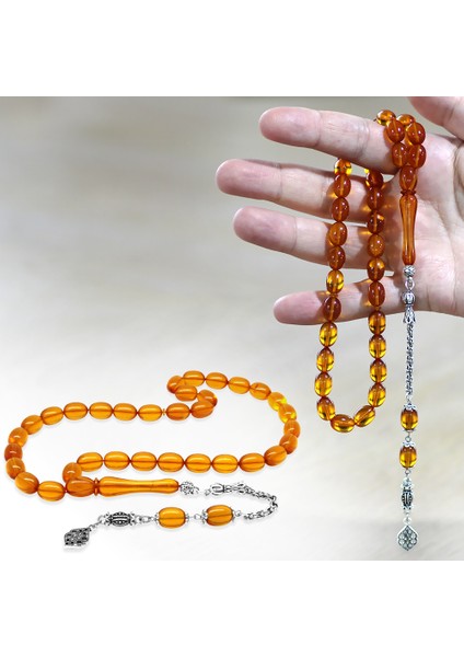 Kararmaz Metal Arnavut Zincir Püsküllü Sülün Imame Beyzi Kesim Turuncu Katalin Tesbih fiyatları