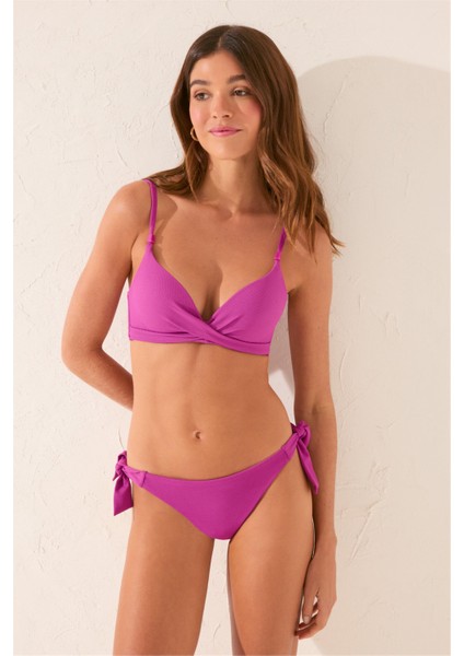 Mor Push Up Bikini Üstü modelleri