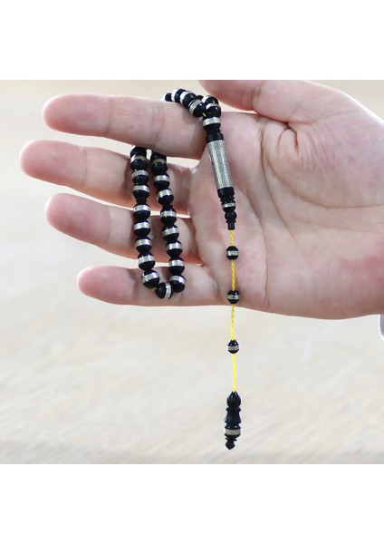 Sistemli Metal Sarmal Istanbul Kesim Siyah Kuka Tesbih fırsatları