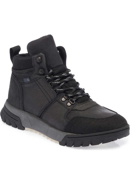 Siyah Hakiki Deri Erkek Casual Bot - E23K1BT56397-A23