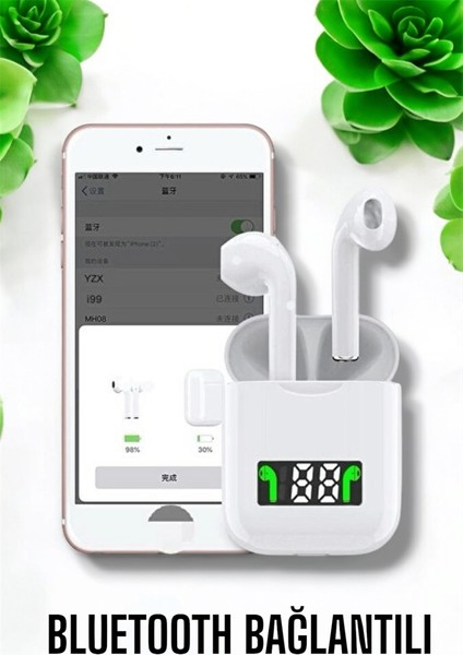 Kablosuz Müzik Keyfi Sunan LED Şarjlı Tws Bluetooth Kulaklık - MB000X-2H1RB4 fırsatları