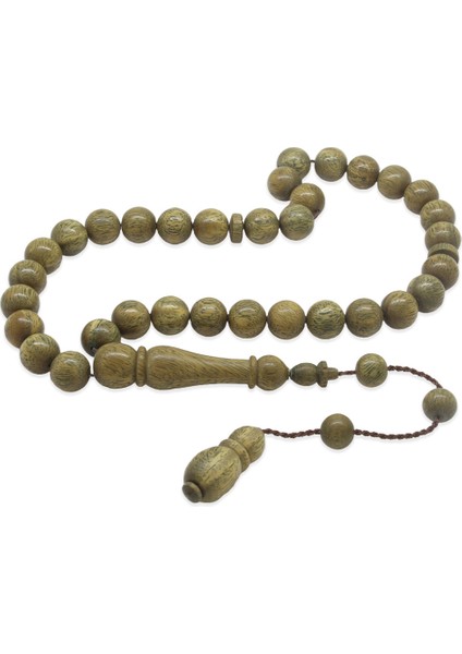 Sistemli Küre Kesim Açık Kahverengi Pelesenk Tesbih