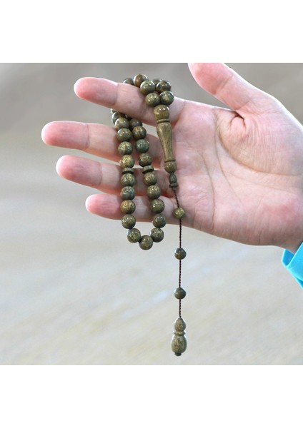 Sistemli Küre Kesim Açık Kahverengi Pelesenk Tesbih modelleri