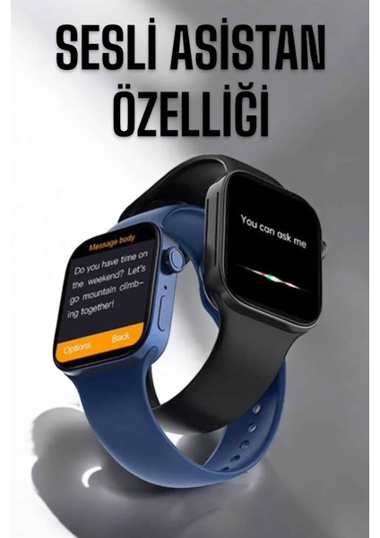 Akıllı Saat Tema Değiştirme Bluetooth Bağlantılı Arama Cevaplayan - MB000X-2H6CE7 modelleri