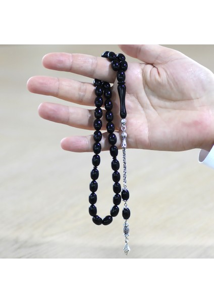 Kararmaz Metal Arnavut Zincir Püsküllü Sülün Imame Beyzi Kesim Siyah Katalin Tesbih fırsatları