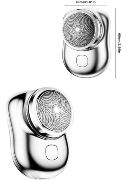 Kablosuz Tıraş Makinesi Günlük Hızlı Taşınabilir Şarjlı Yuvarlak Paslanmaz - MB000X-2GX8G indirimleri