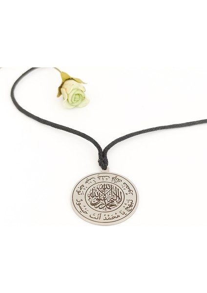 Mührü Şerif (Hz. Peygamber Mührü) yazılı kolye - Paslanmaz Çelik fiyatları