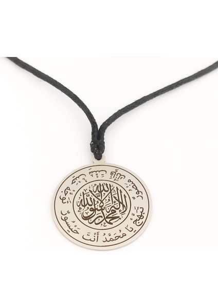 Mührü Şerif (Hz. Peygamber Mührü) yazılı kolye - Paslanmaz Çelik modelleri