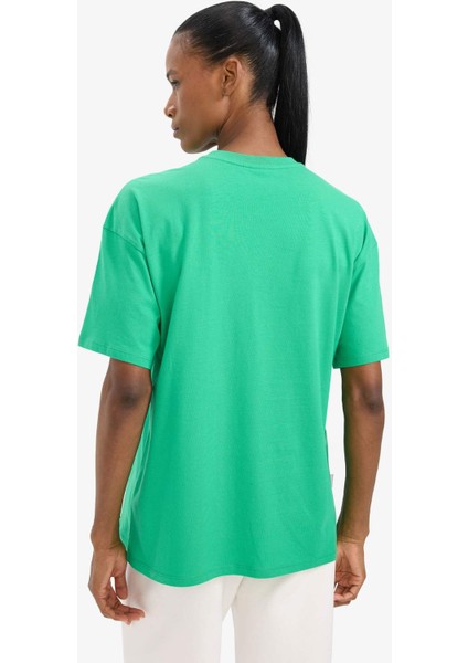 NBA Wordmark Oversize Geniş Kalıp Bisiklet Yaka Kısa Kollu Tişört X2993AZ25SM